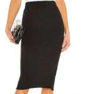Anine Bing Ribbed Midi Skirt